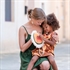 Picture of Papayas - L - French Terry - Glazuurd Gemberbruin