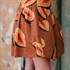 Picture of Papayas - L - Linnen Viscose Blend - Glazuurd Gemberbruin